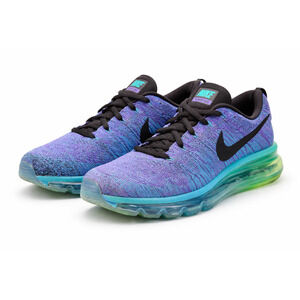 Nike Flyknit Max Running Shoes Mens 11.5 Multicolor Air Max 620469-500 Sneakers